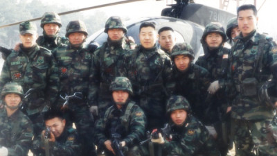 공중일때...